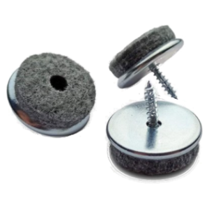 viltglijder 18mm met schroef